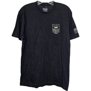 Funko Pop Veterans T Shirt Adult Medium Black Camo Logo Flag Official Rare